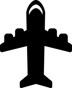 Airplane With Four Engines Vinyl Svg File, Free Vectors File